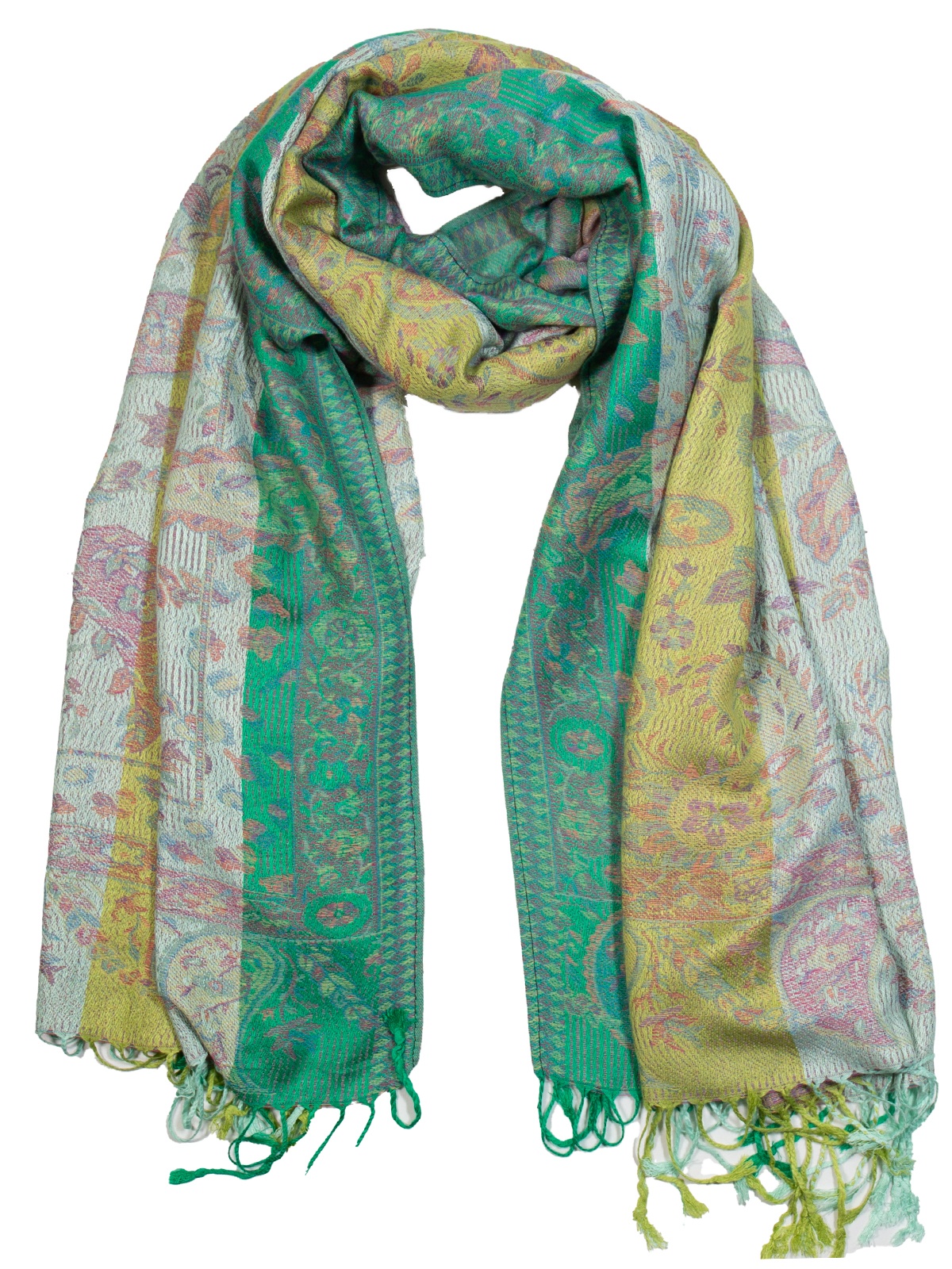 Etole viscose PASHMEE matcha femme - Couleur : MATCHA, Taille : TU