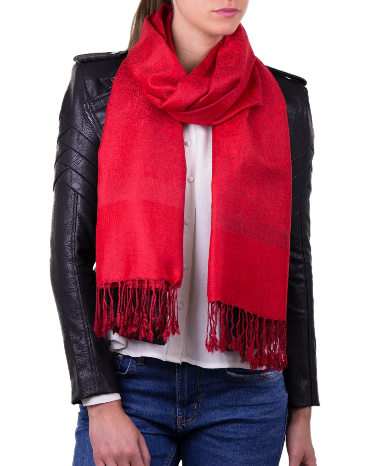 Etole viscose KERALA salsa femme - Couleur : SALSA, Taille : TU