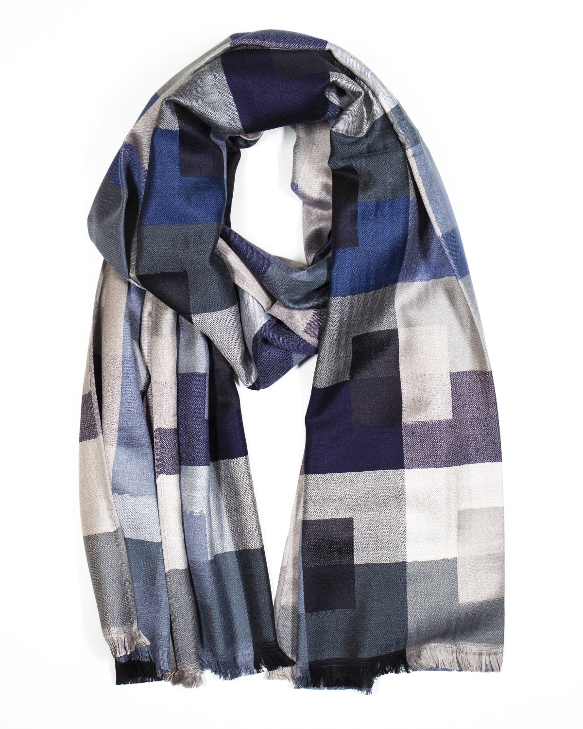Echarpe laine IAN nautic homme - Couleur : NAUTIC, Taille : TU