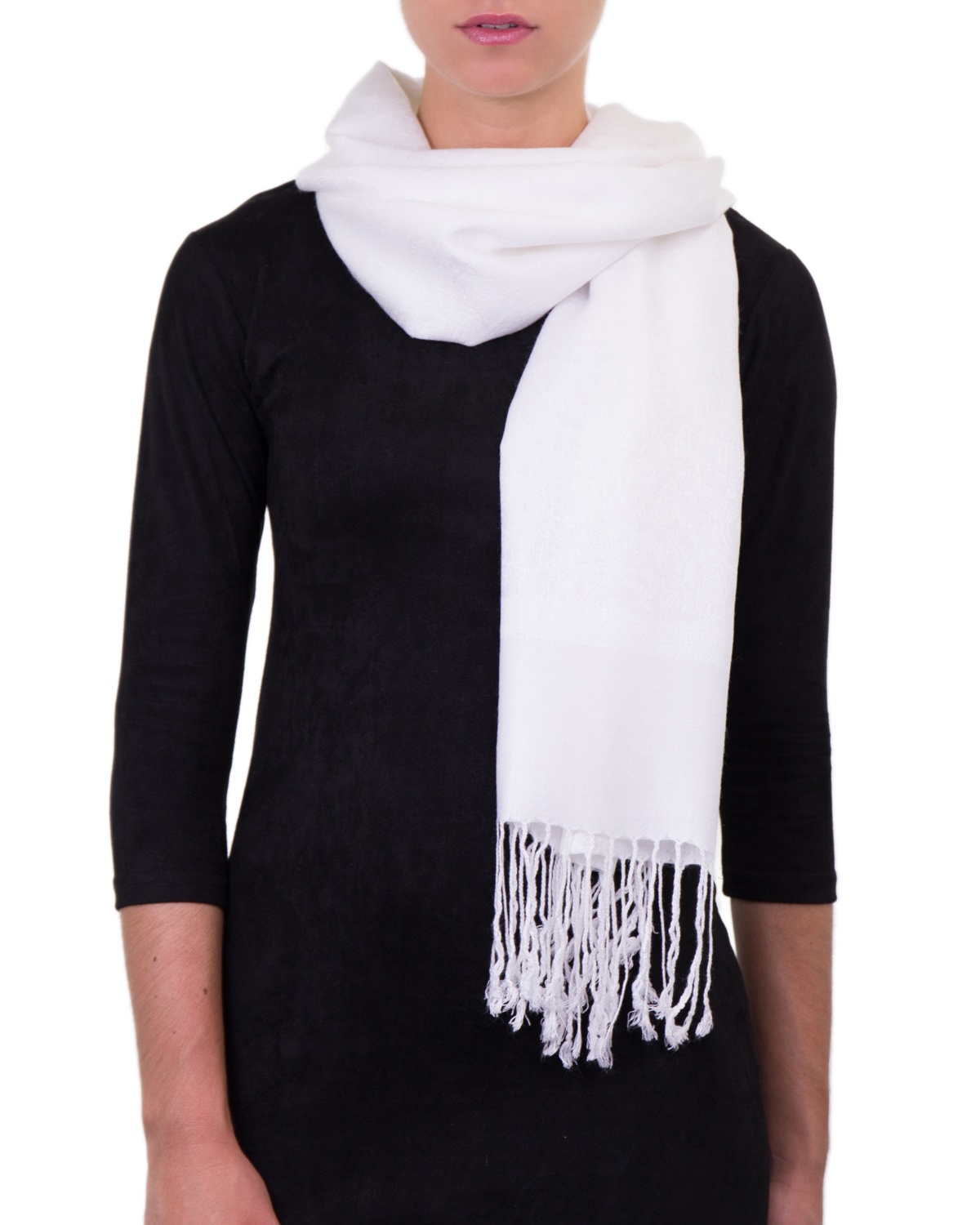 Etole viscose KERALA white femme - Couleur : WHITE, Taille : TU