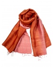 Foulard soie COCOON BI canelle femme