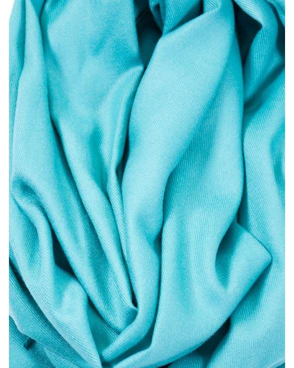 Echarpe cachemire et laine BHOPAL ocean femme