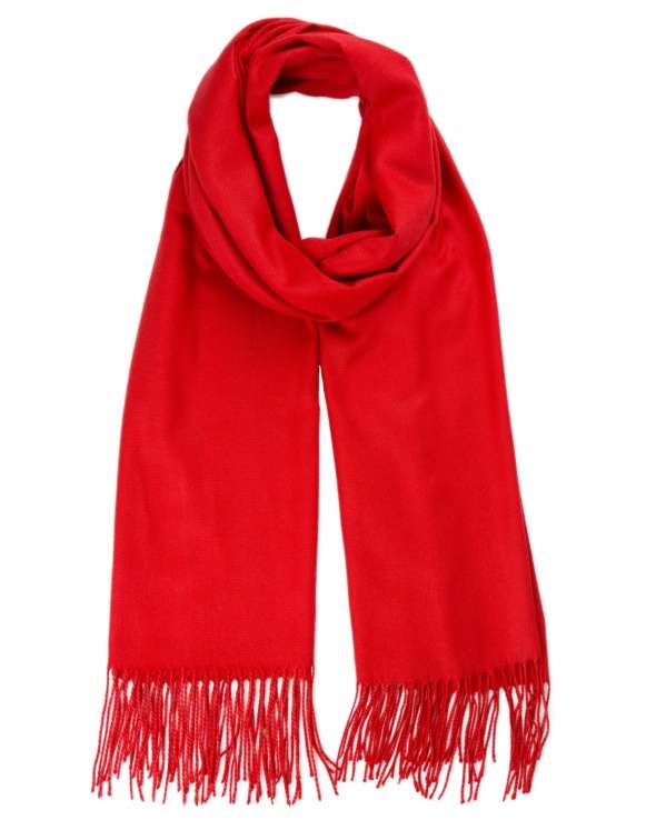 Echarpe cachemire et laine BHOPAL red homme
