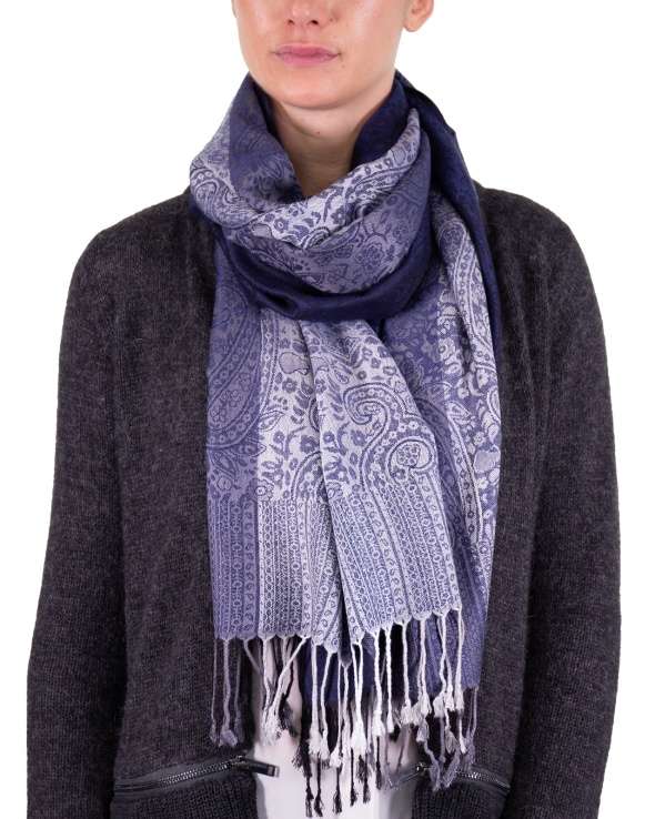 Etole viscose PASHMEE saphir femme