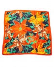 Carre de soie MARY vibrant flower femme