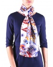 Foulard soie MELI down paisley femme