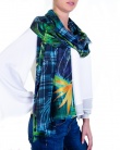 Foulard soie MELI why not blue femme