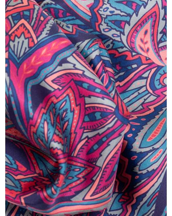 Carre de soie MATY folk floral femme