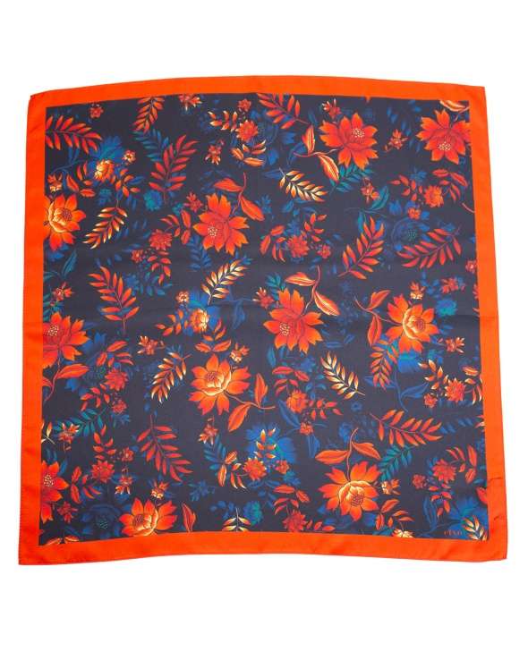 Carre de soie MATY spaced flowers femme