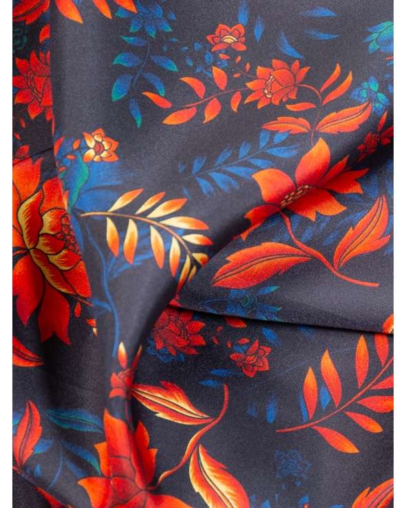 Carre de soie MATY spaced flowers femme
