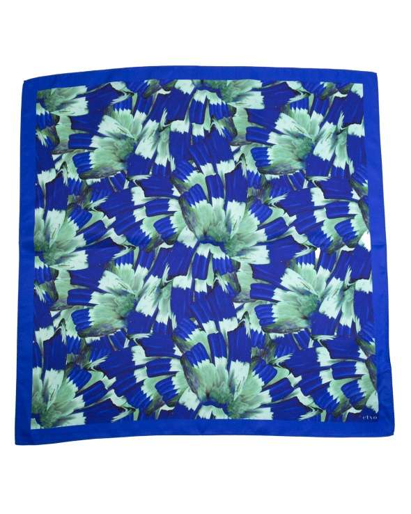 Carre de soie MATY vibrant feather femme