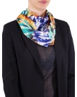Carre de soie MAELY melt feather femme