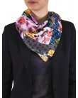 Carre de soie MAELY mix patchwork femme