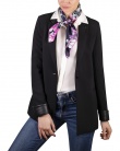 Carre de soie MAELY purple bloom femme
