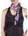 Carre de soie MAELY purple bloom femme