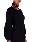Carre de soie MAELY paisley curry femme