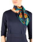 Carre de soie MAELY tropical flower femme