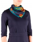 Carre de soie MAELY tropical flower femme