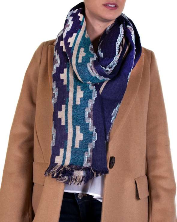 Etole laine TAO navy femme