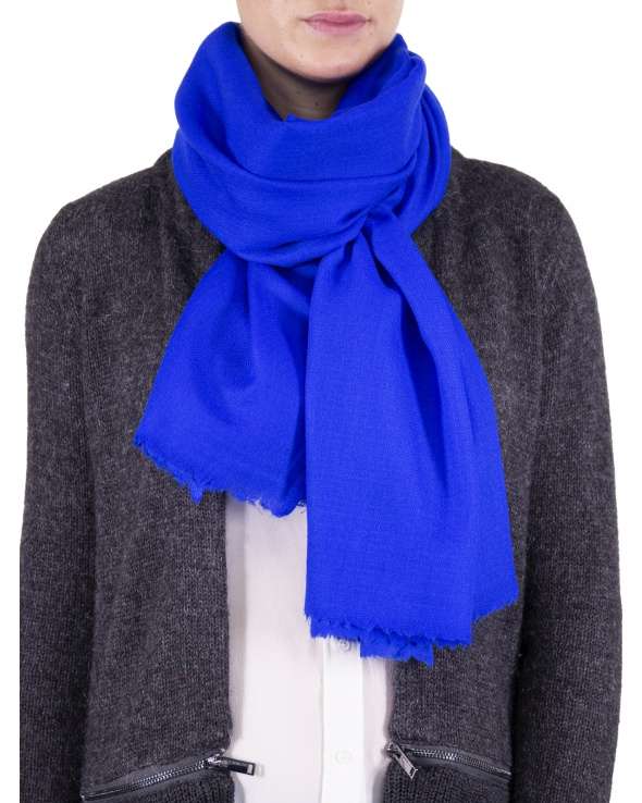 Echarpe cachemire et soie KASHMEER nautic femme