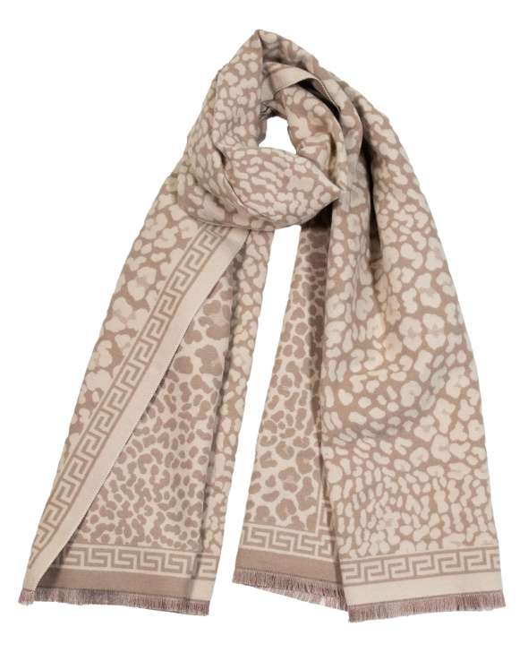 Echarpe laine LEO nut femme