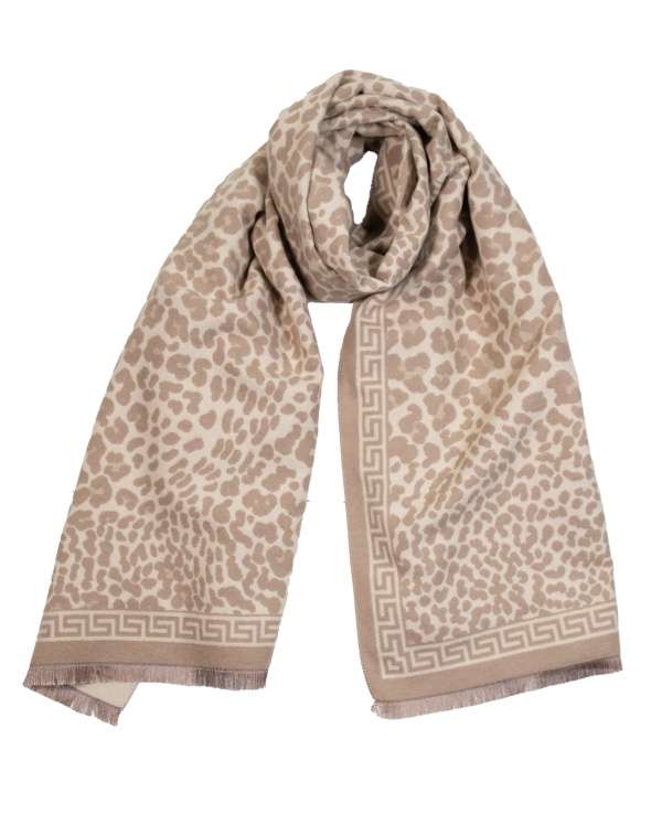 Echarpe laine LEO nut femme