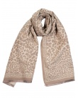 Echarpe laine LEO nut femme