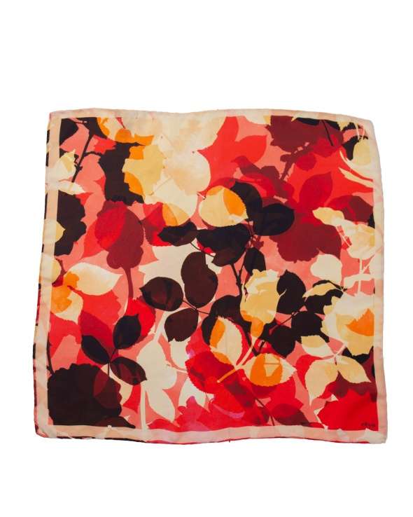 Carre de soie MAEKO rose camo femme