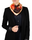Carre de soie MAEKO rose camo femme