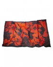 Chale laine et soie JUN retro flower femme