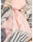 Etole laine ZINA blush femme